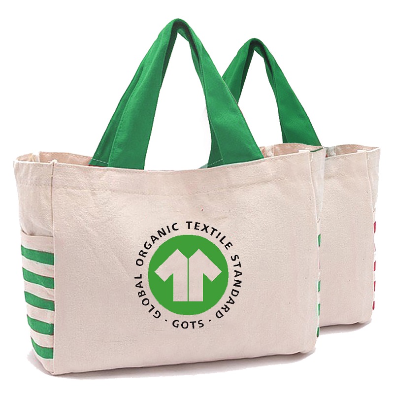 SG66 Environmental Friendly Shopping Bag Custom Printing Standard Size Baumwollbeutel